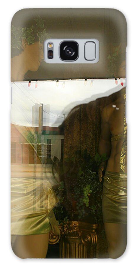 Ada Galaxy Case featuring the photograph Ada Window by Suzanne Lorenz