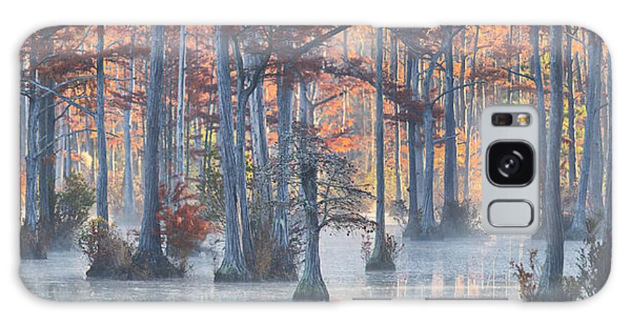 Adams Mill Pond Galaxy Case featuring the photograph Adams Mill Pond Panorama 11 by Jim Dollar