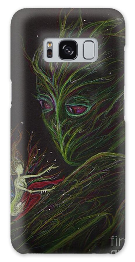 Fairy Galaxy Case featuring the drawing Admire Your Markings by Dawn Fairies