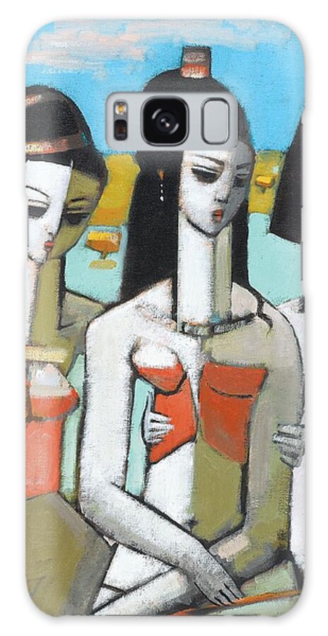 Female Galaxy Case featuring the photograph Aegeans Oil On Canvas by Endre Roder