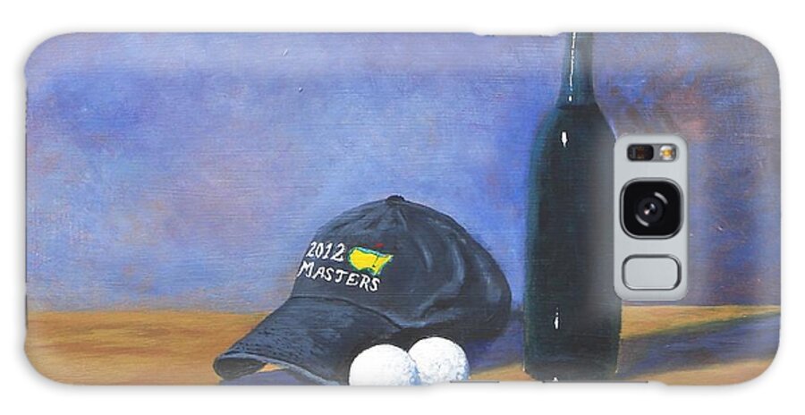 Golf Galaxy Case featuring the painting After Eighteen by Jerry Walker