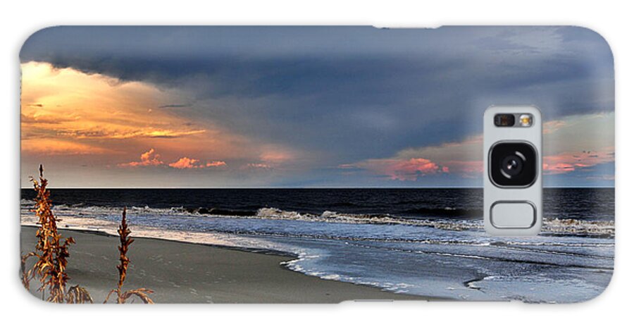 Beach Scene Galaxy Case featuring the photograph After the Storm by Peter DeFina