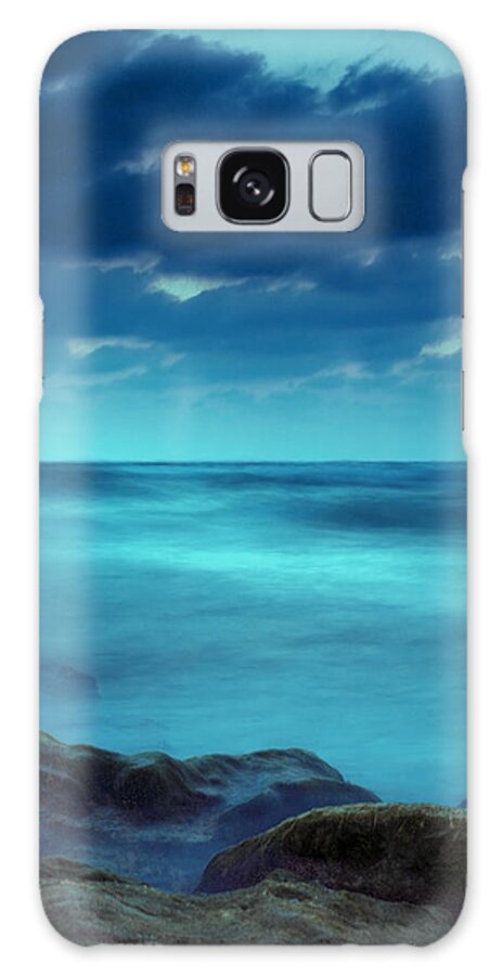 Beach Galaxy Case featuring the photograph After the Sunset by Meir Ezrachi