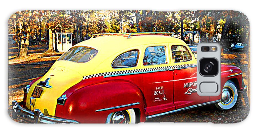 Old Cabs Galaxy Case featuring the digital art Airport Limo by K Scott Teeters