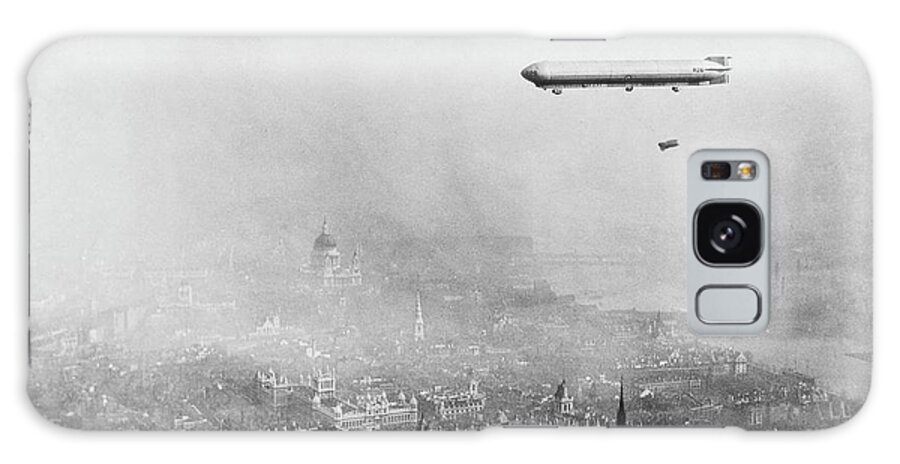20th Century Galaxy Case featuring the photograph Airship Over London by Us Navy/science Photo Library