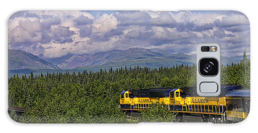 Alaska Galaxy Case featuring the photograph Alaska Railroad to Denali by Betty Eich