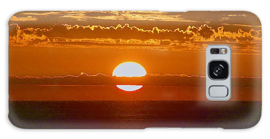 Sunset Galaxy Case featuring the photograph Aldinga Beach sunset by Jocelyn Kahawai