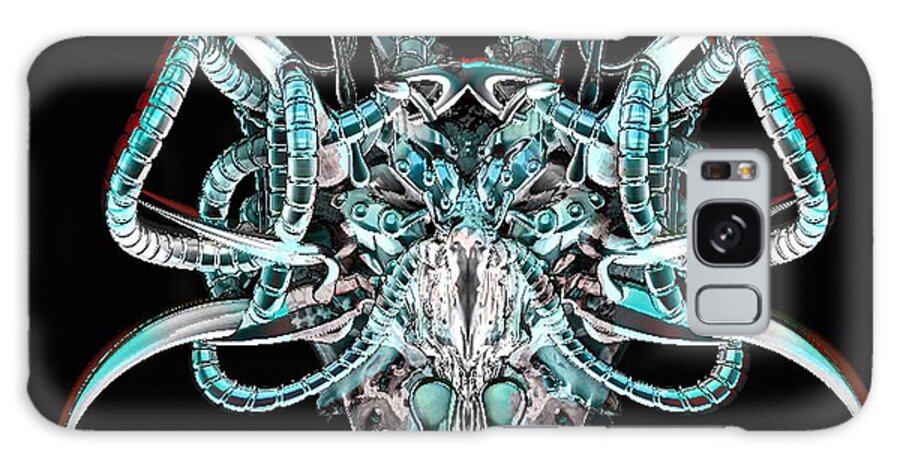 Alien Galaxy Case featuring the digital art Alien by Bogdan Floridana Oana