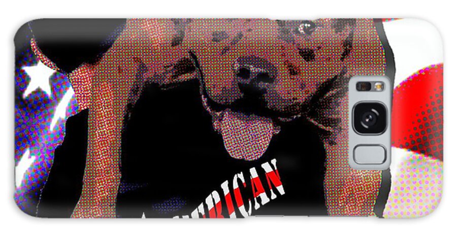 Canine Galaxy Case featuring the digital art All American Fred by Jann Paxton