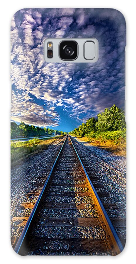Train Galaxy Case featuring the photograph All The Way Home by Phil Koch