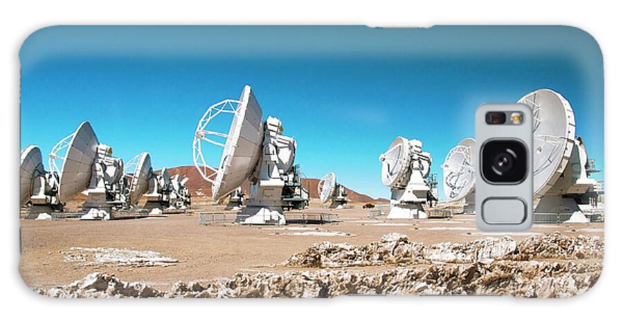 Alma Galaxy Case featuring the photograph Alma Array Operations Site by Alma (eso/naoj/nrao), W. Garnier/european Southern Observatory/science Photo Library