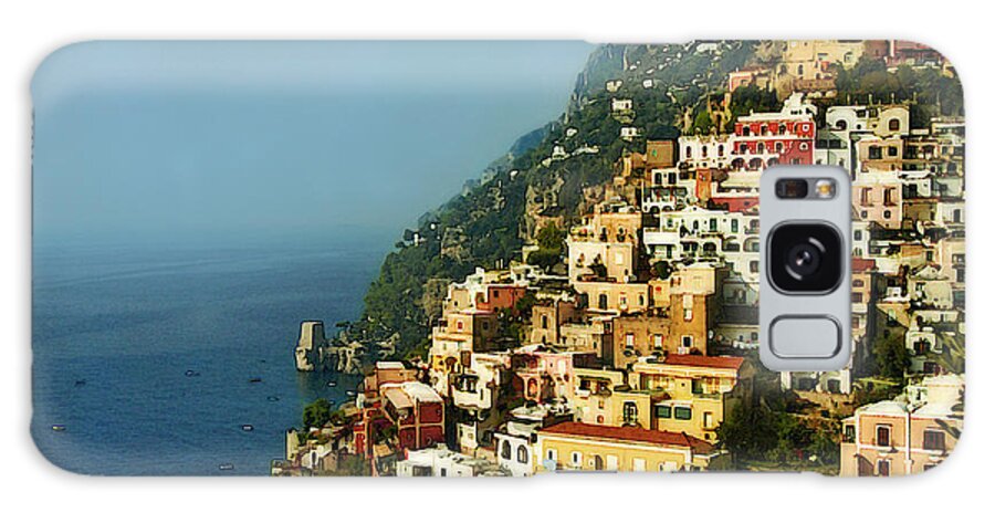 Positano Galaxy Case featuring the photograph Positano Impression by Steven Sparks