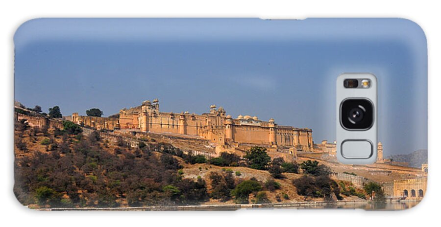 Amber Fort Galaxy Case featuring the photograph Amber Fort Jaipur Rajasthan India by Diane Lent