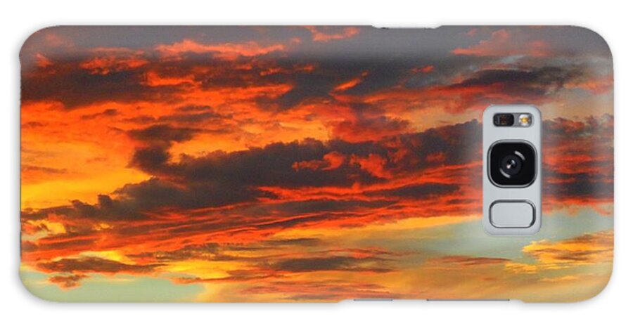 Palm Springs Galaxy Case featuring the photograph Amelia Sunsets 23 by Ron Kandt