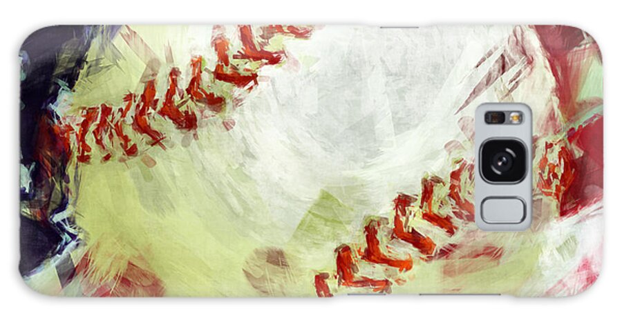 Baseball Galaxy Case featuring the digital art American Baseball Abstract by David G Paul