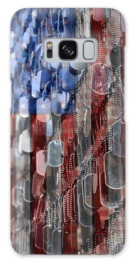 Patriotic Galaxy Case featuring the photograph American Sacrifice by DJ Florek