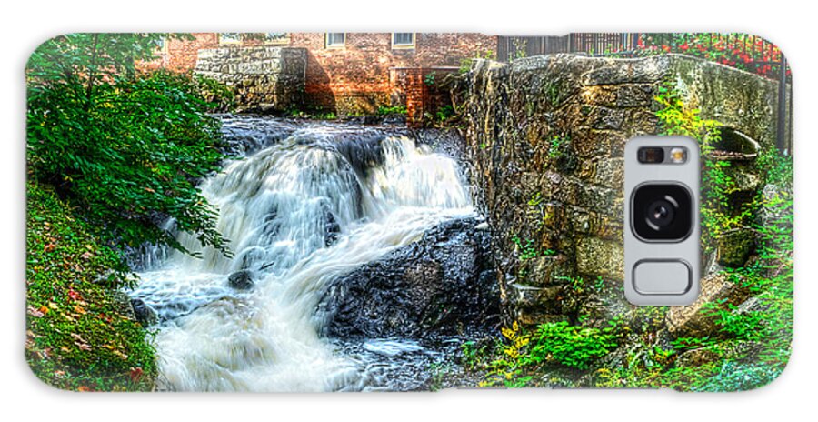 Amesbury Galaxy Case featuring the photograph Amesbury Waterfall by Rick Mosher