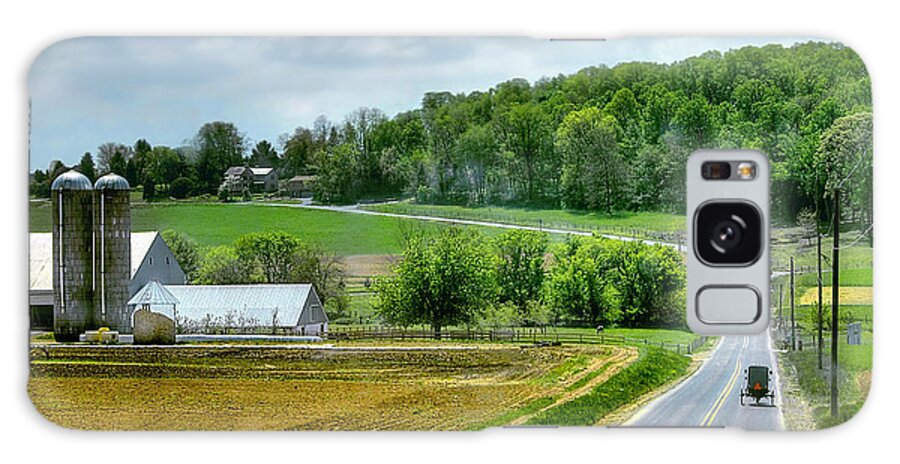 Country Galaxy Case featuring the photograph Amish Countryside by Dyle  Warren