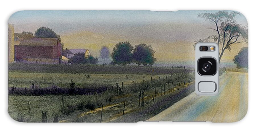 Amish Farm Galaxy Case featuring the photograph Amish Way by Cindy McIntyre