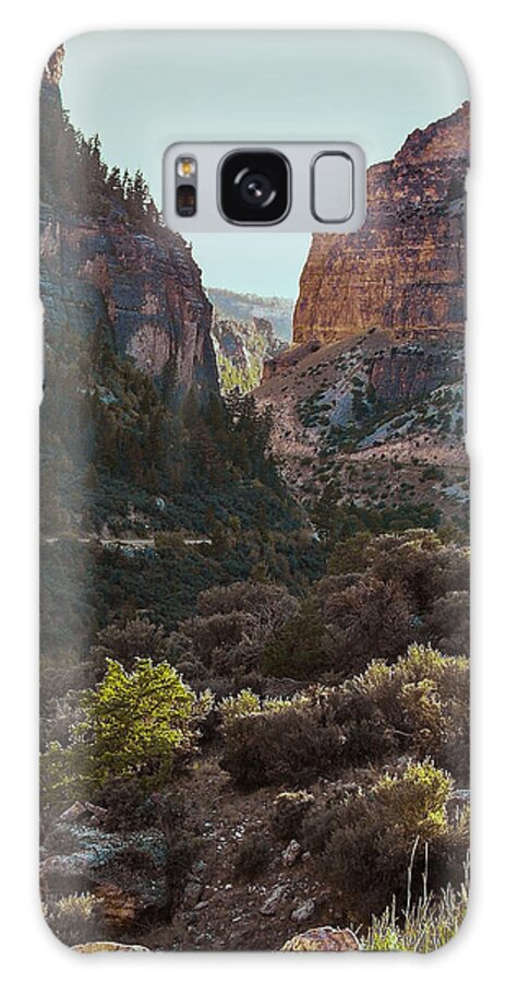 Wyoming Galaxy Case featuring the photograph Ancient Walls in Wyoming by Karen Musick
