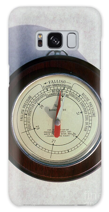 Science Galaxy Case featuring the photograph Aneroid Barometer by Van D. Bucher