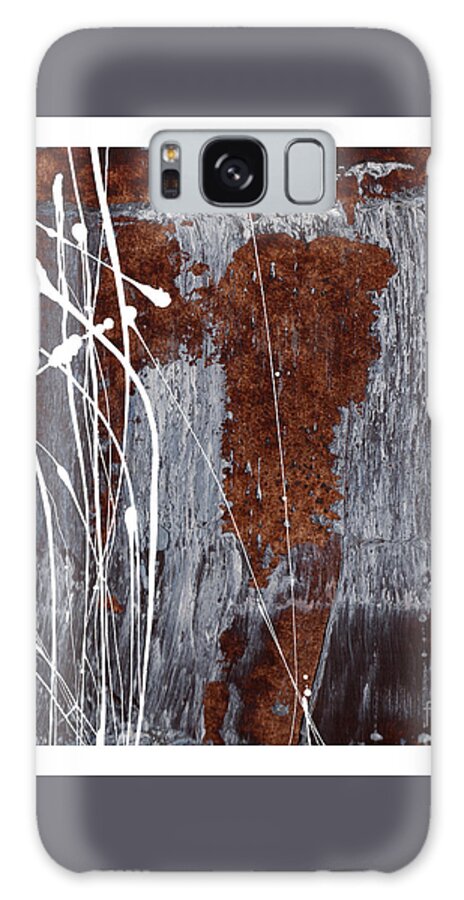 Abstract Galaxy Case featuring the painting Angst II by Paul Davenport