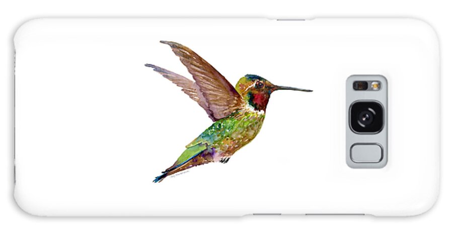 Bird Galaxy Case featuring the painting Anna Hummingbird by Amy Kirkpatrick