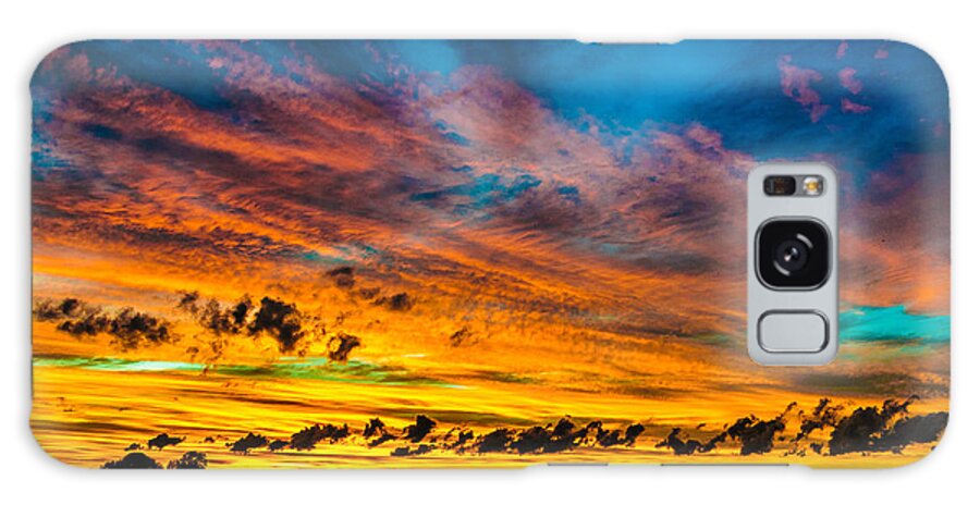 Mt. Laurel Galaxy Case featuring the photograph Another Sunset by Louis Dallara