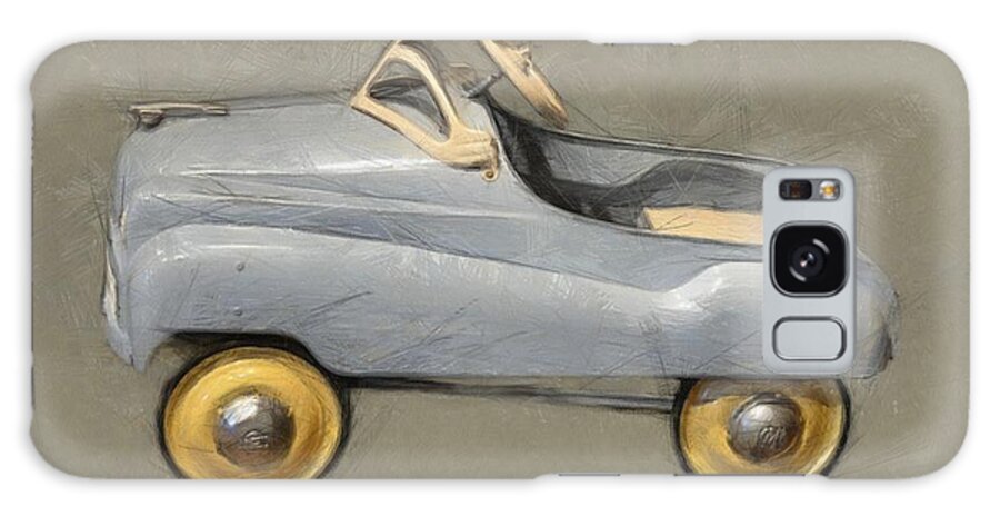 Steering Wheel Galaxy Case featuring the photograph Antique Pedal Car ll by Michelle Calkins