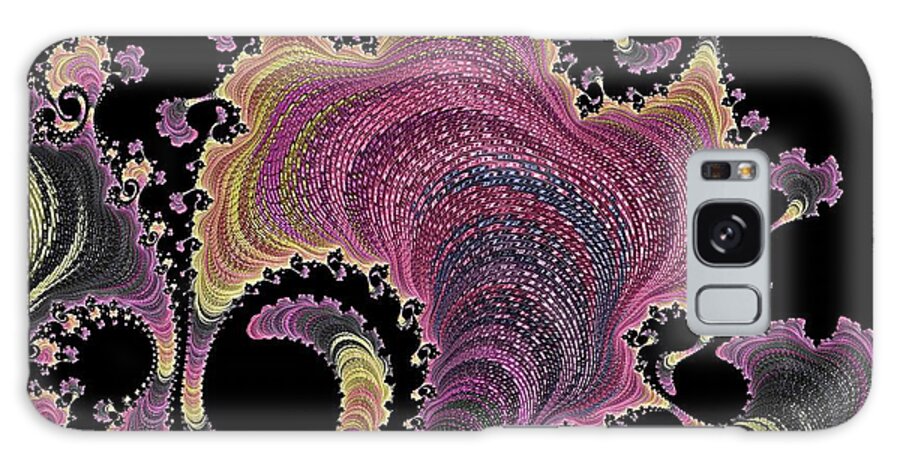 Abstract Fractal Art Galaxy Case featuring the digital art Antique Tapestry by Susan Maxwell Schmidt