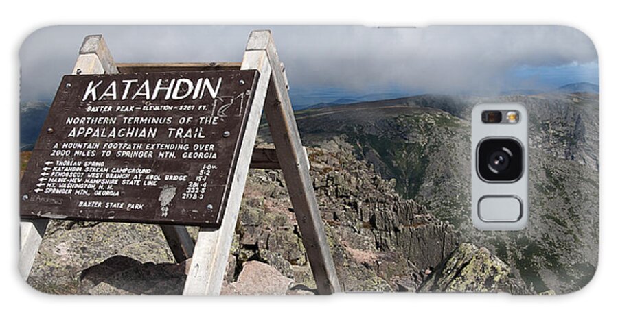 At Galaxy S8 Case featuring the photograph Appalachian Trail Mount Katahdin by Glenn Gordon