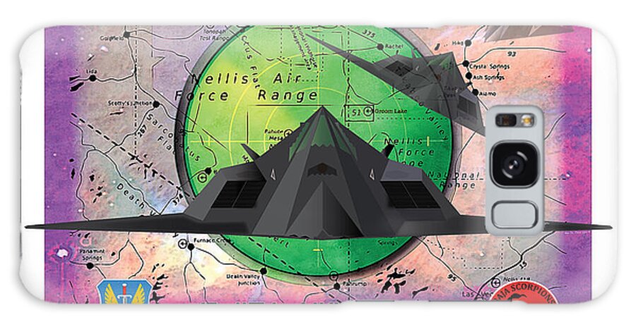  Area 51 Galaxy Case featuring the digital art Area 51 by Kenneth De Tore