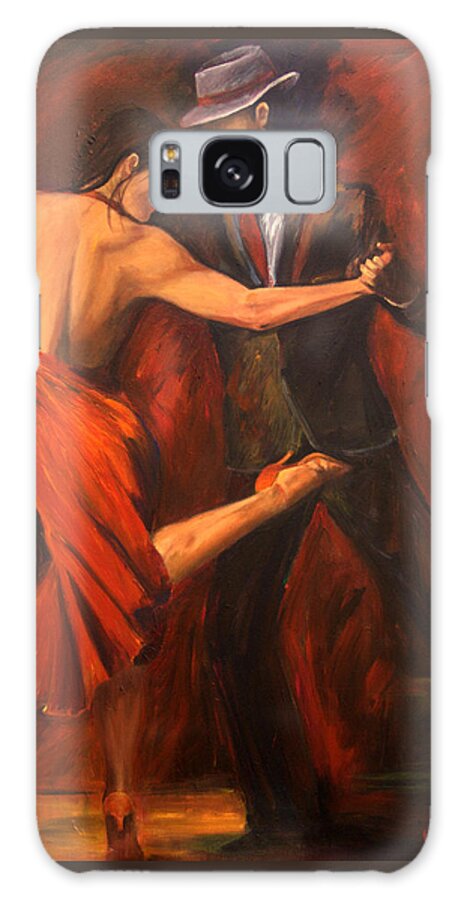 Tango Galaxy Case featuring the painting Argentine Tango by Sheri Chakamian