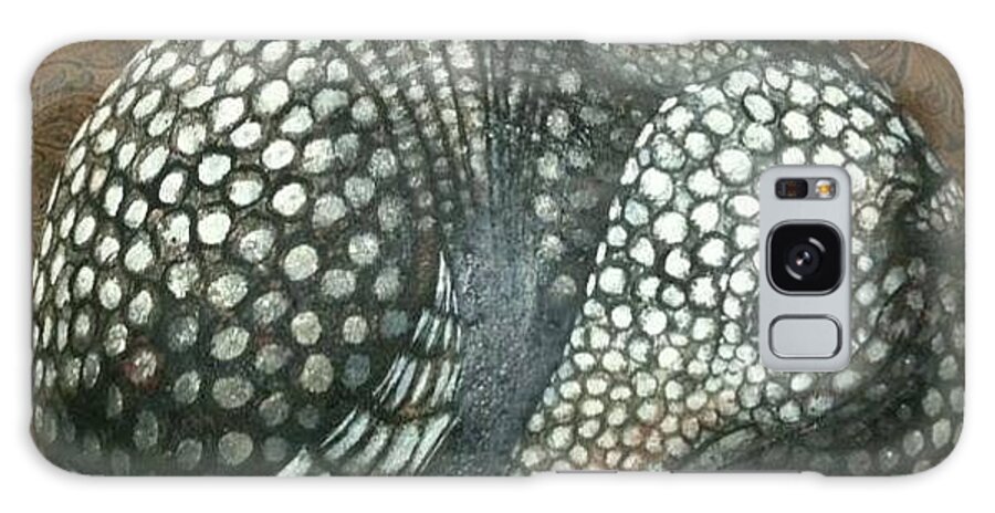 L. Risor Galaxy Case featuring the painting Armadillo Rock Pet by L Risor