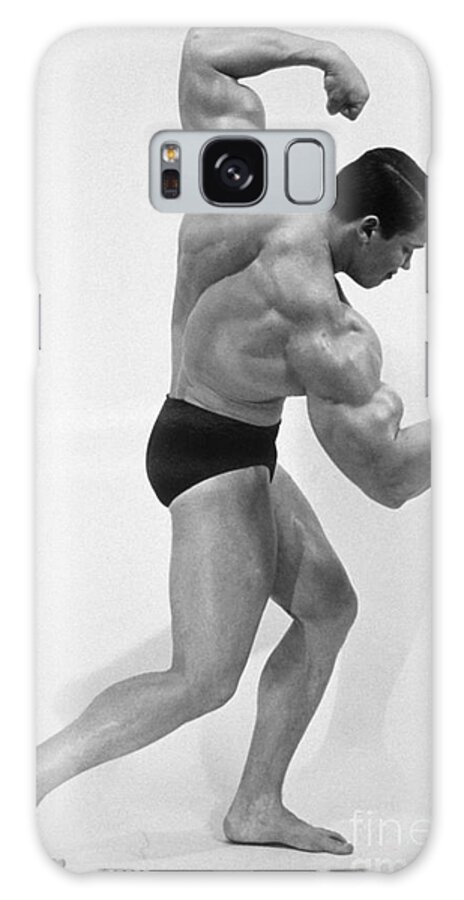 Schwarzenegger Galaxy Case featuring the photograph Arnold Schwarzenegger by Explorer