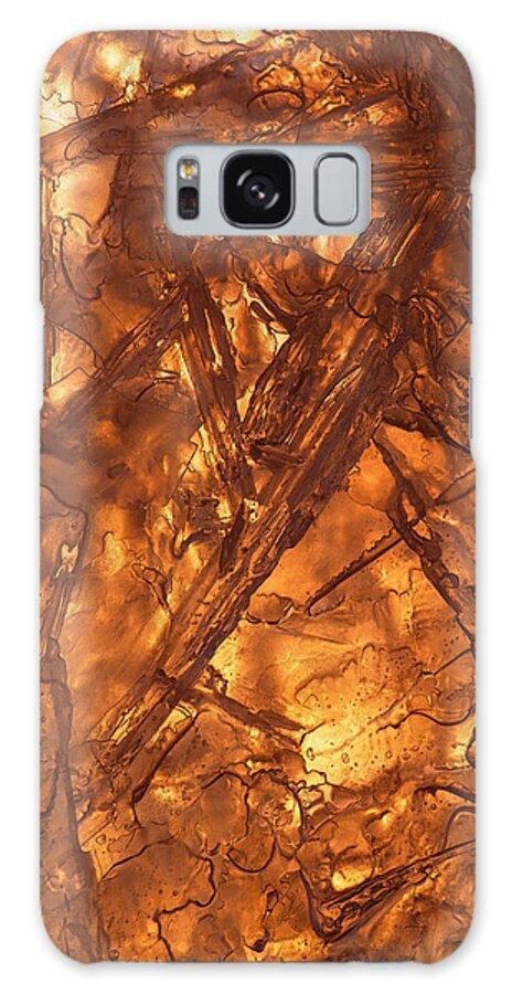 Golden Galaxy Case featuring the photograph Art of Ice 4 by Sami Tiainen