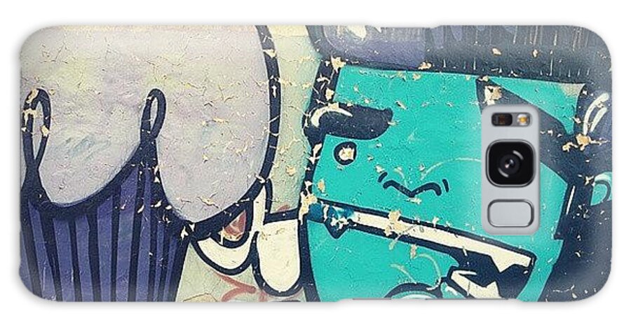 Urban Galaxy Case featuring the photograph Art Of Kiwie Art #graffiti by Raimond Klavins