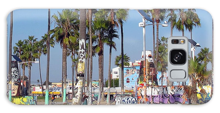 Graffiti Galaxy S8 Case featuring the photograph Art Of Venice Beach by Kelly Holm