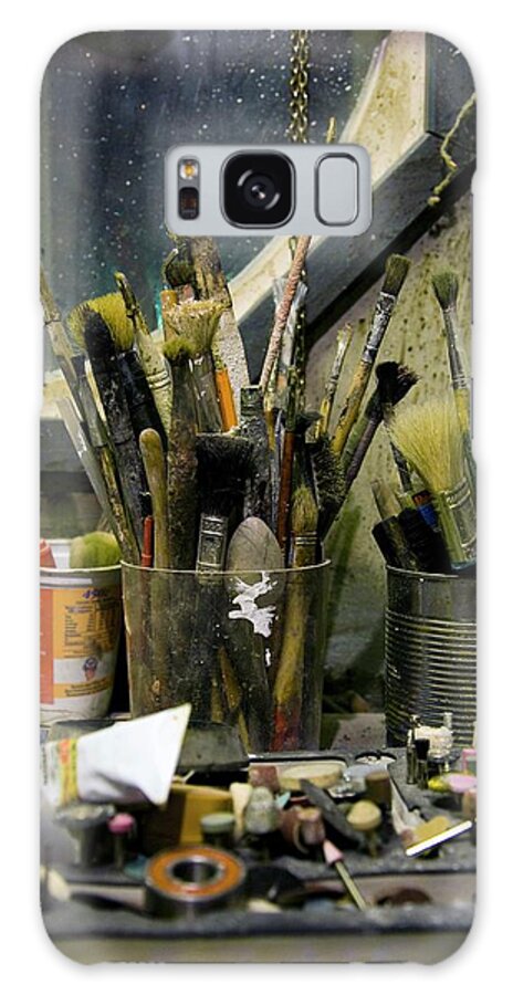 Equipment Galaxy Case featuring the photograph Art Restorer's Studio by Peter Menzel/science Photo Library