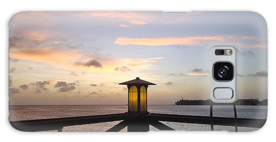 Aruba Galaxy Case featuring the photograph Aruba Pinchos Sunset by Curtis Krusie