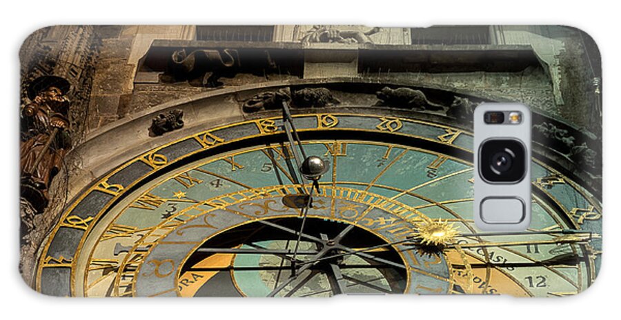 Astronomical Clock Galaxy S8 Case featuring the photograph Astronomical clock by Sergey Simanovsky
