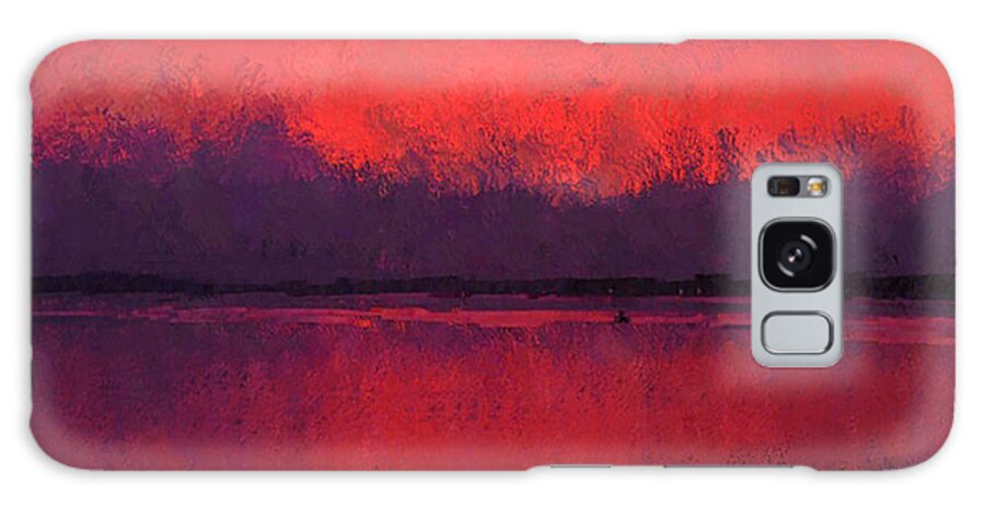  Galaxy Case featuring the painting August Crimson by Josef Kelly