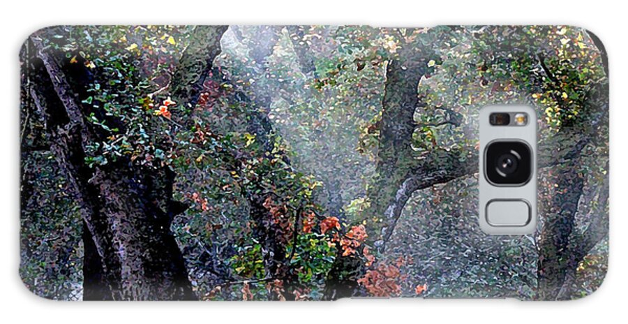 Autumn Galaxy Case featuring the digital art Autumn At First Light by Joseph Coulombe