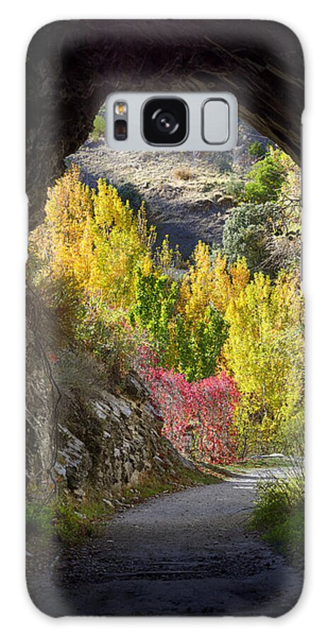 Waterfall Galaxy S8 Case featuring the photograph Autumn cave by Guido Montanes Castillo