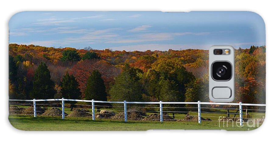 Farm Galaxy Case featuring the photograph Autumn Colors by Tammie Miller