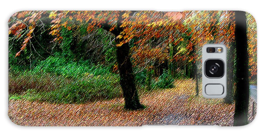 Autumn Galaxy Case featuring the digital art Autumn Entrance to Muckross House Killarney by James Truett