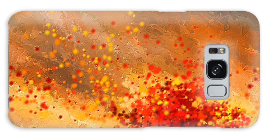 Four Seasons Galaxy Case featuring the painting Autumn-Four Seasons- Four Seasons Art by Lourry Legarde