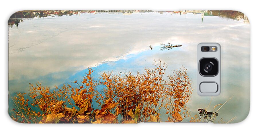 Reykjavik City Galaxy Case featuring the photograph Autumn Ice by HweeYen Ong