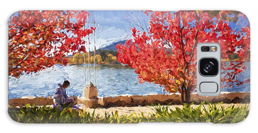 Autumn Galaxy Case featuring the photograph Autumn in Canberra by Sheila Smart Fine Art Photography