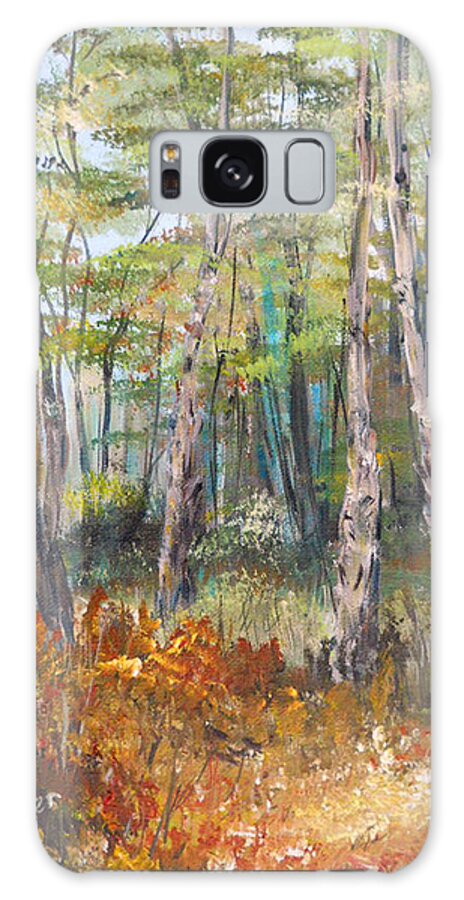 Autumn Galaxy S8 Case featuring the painting Autumn in the Forest by Dorothy Maier